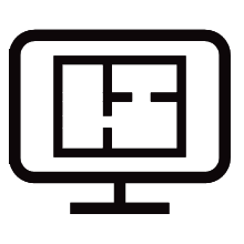 Output gambar 2D+3D untuk konfirmasi pelanggan